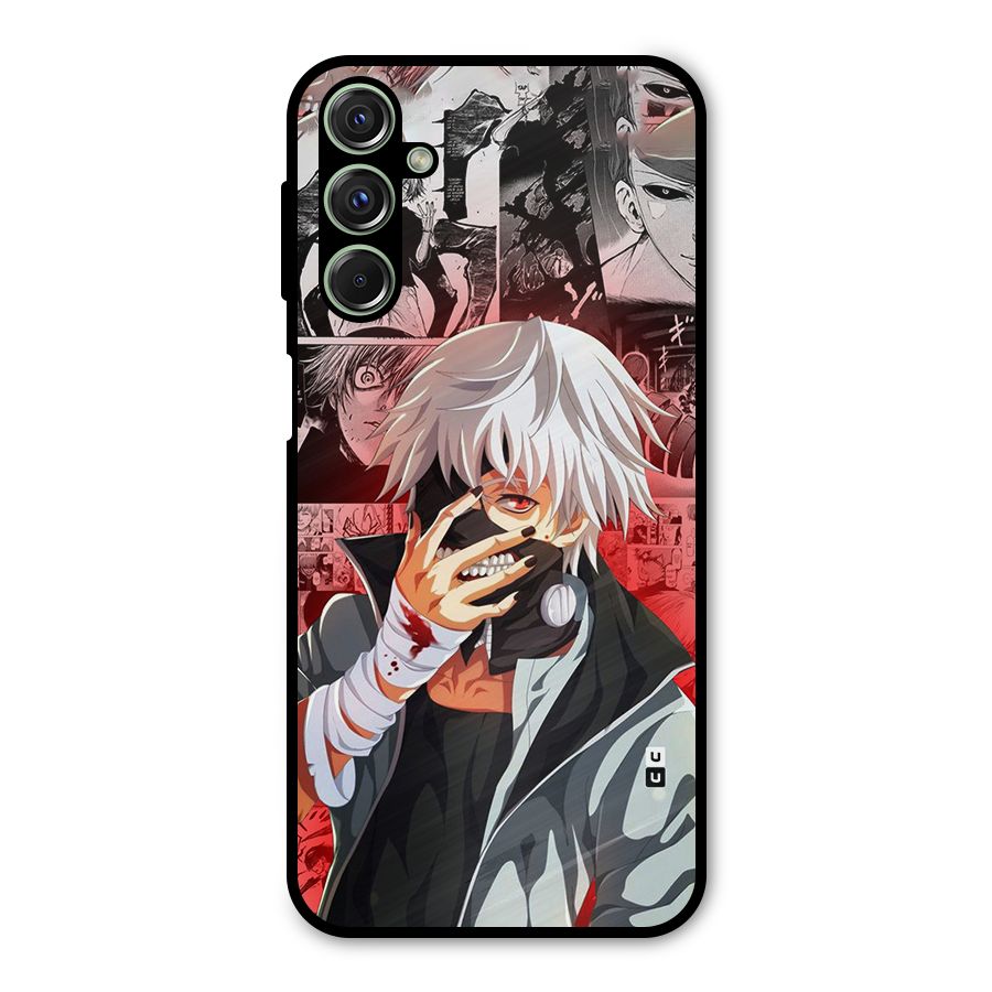 Kaneki Ken Manga Style Metal Back Case for Galaxy F34