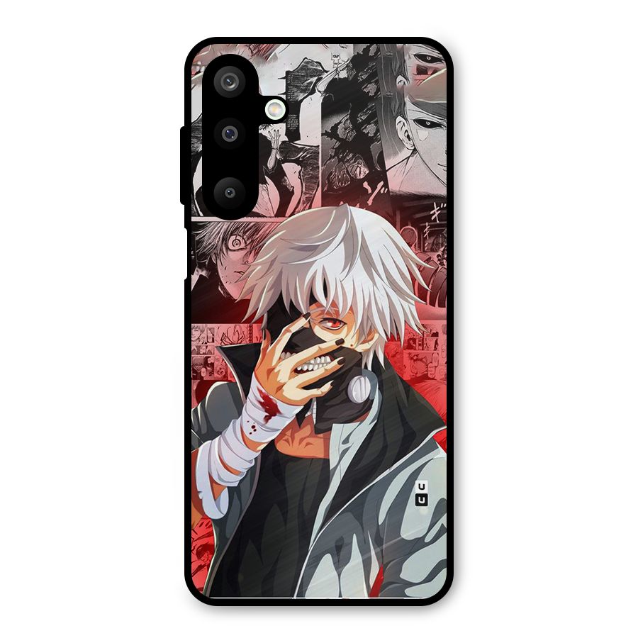 Kaneki Ken Manga Style Metal Back Case for Galaxy M16
