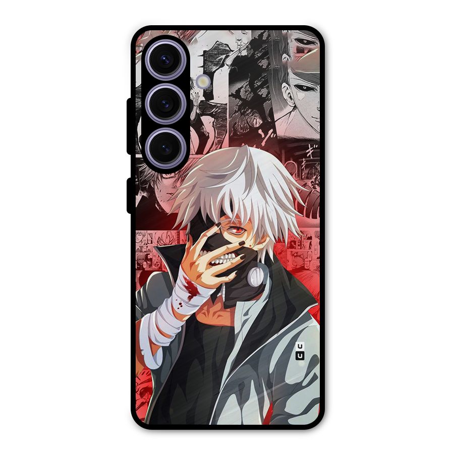 Kaneki Ken Manga Style Metal Back Case for Galaxy S24