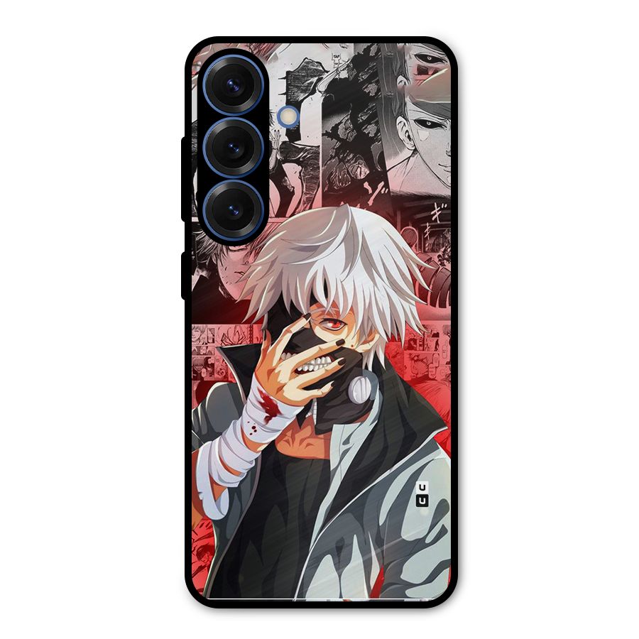 Kaneki Ken Manga Style Metal Back Case for Galaxy S25