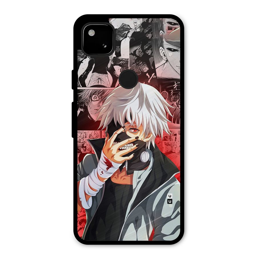 Kaneki Ken Manga Style Metal Back Case for Google Pixel 4a