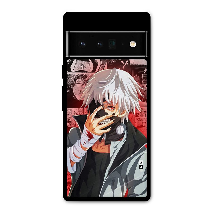 Kaneki Ken Manga Style Metal Back Case for Google Pixel 6 Pro