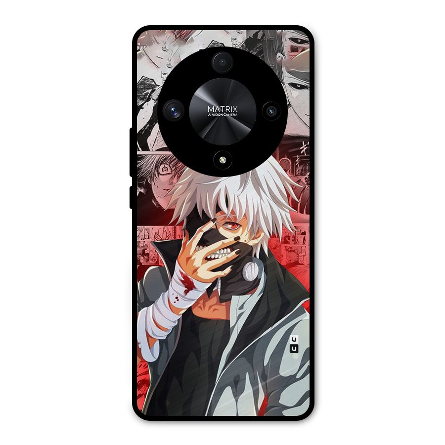 Kaneki Ken Manga Style Metal Back Case for Honor X9b