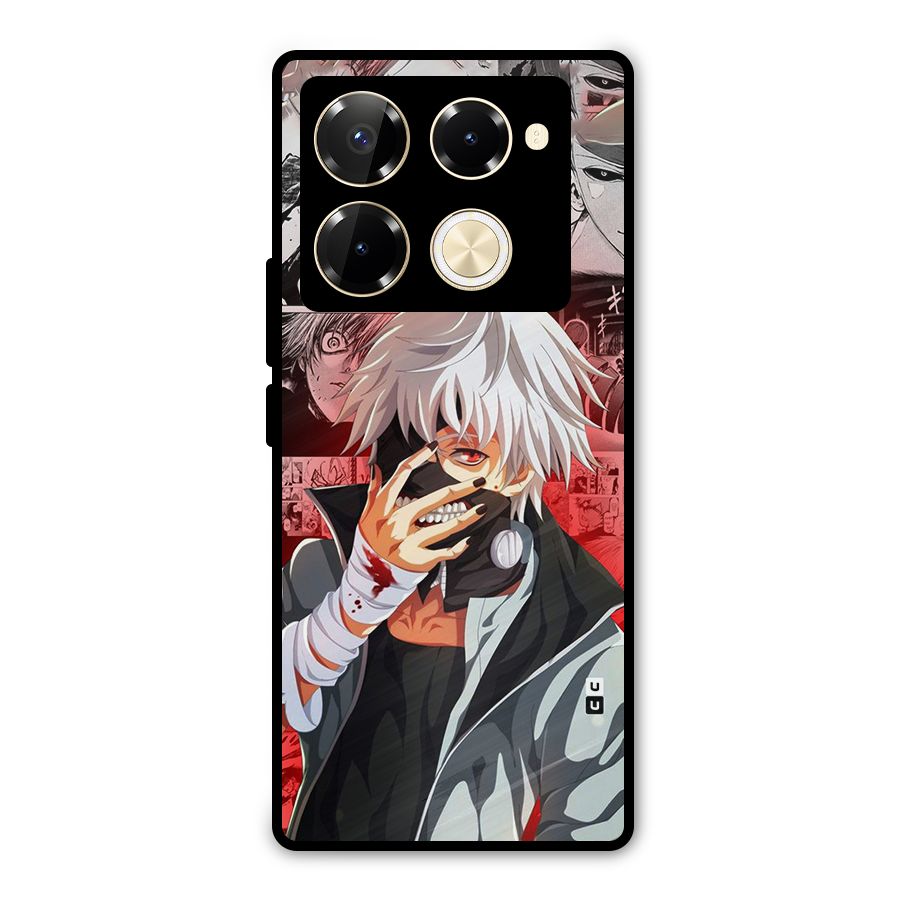 Kaneki Ken Manga Style Metal Back Case for Infinix Note 40 Pro