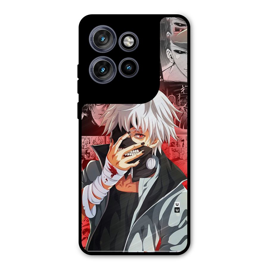 Kaneki Ken Manga Style Metal Back Case for Motorola Edge 50 Neo