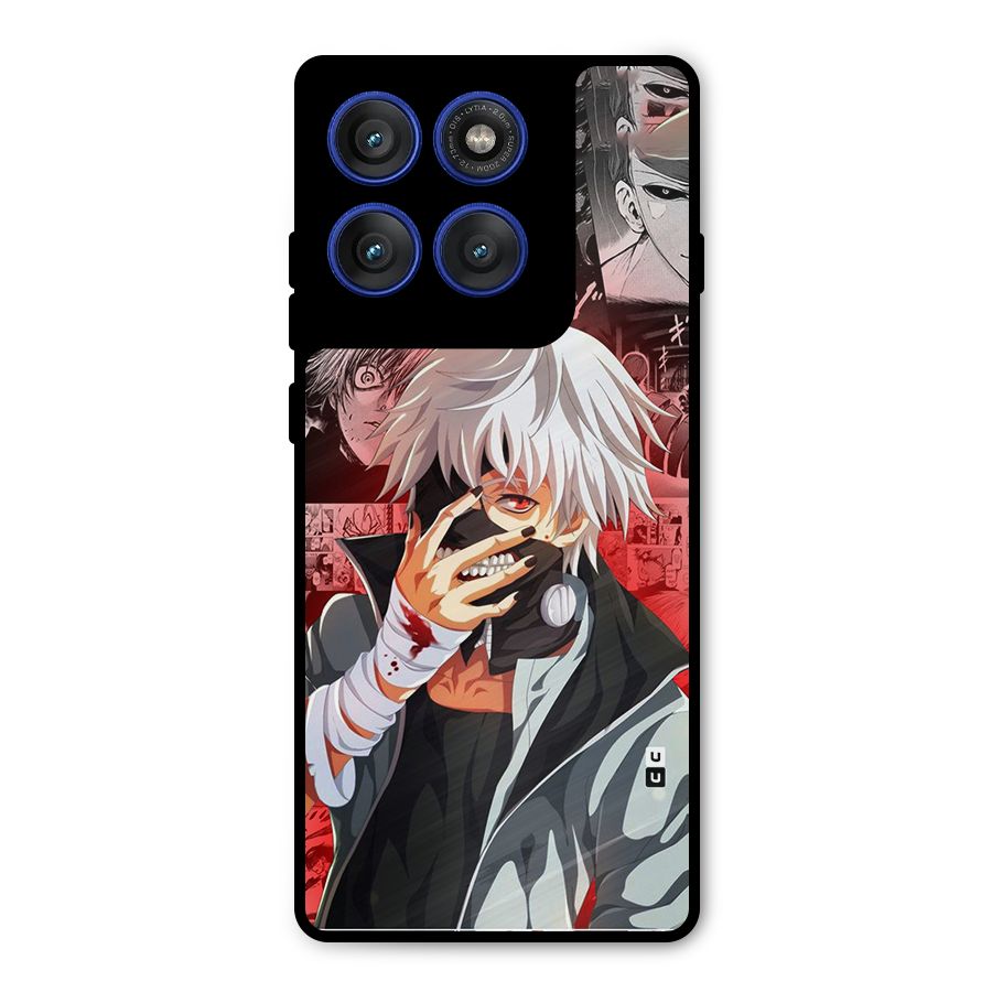 Kaneki Ken Manga Style Metal Back Case for Motorola Edge 60 Pro