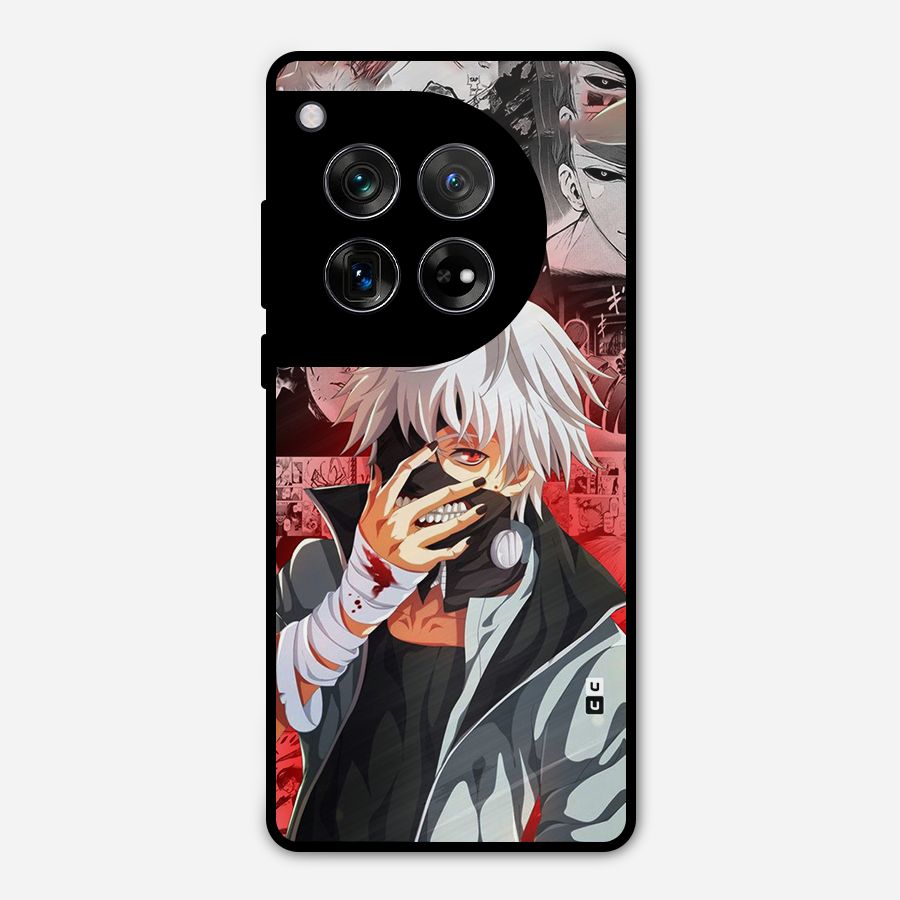 Kaneki Ken Manga Style Metal Back Case for OnePlus 12