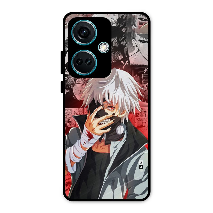 Kaneki Ken Manga Style Metal Back Case for OnePlus Nord CE 3 5G