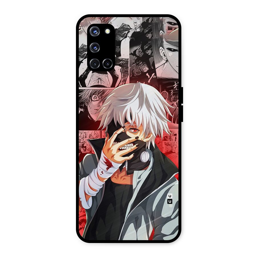 Kaneki Ken Manga Style Metal Back Case for Oppo A52