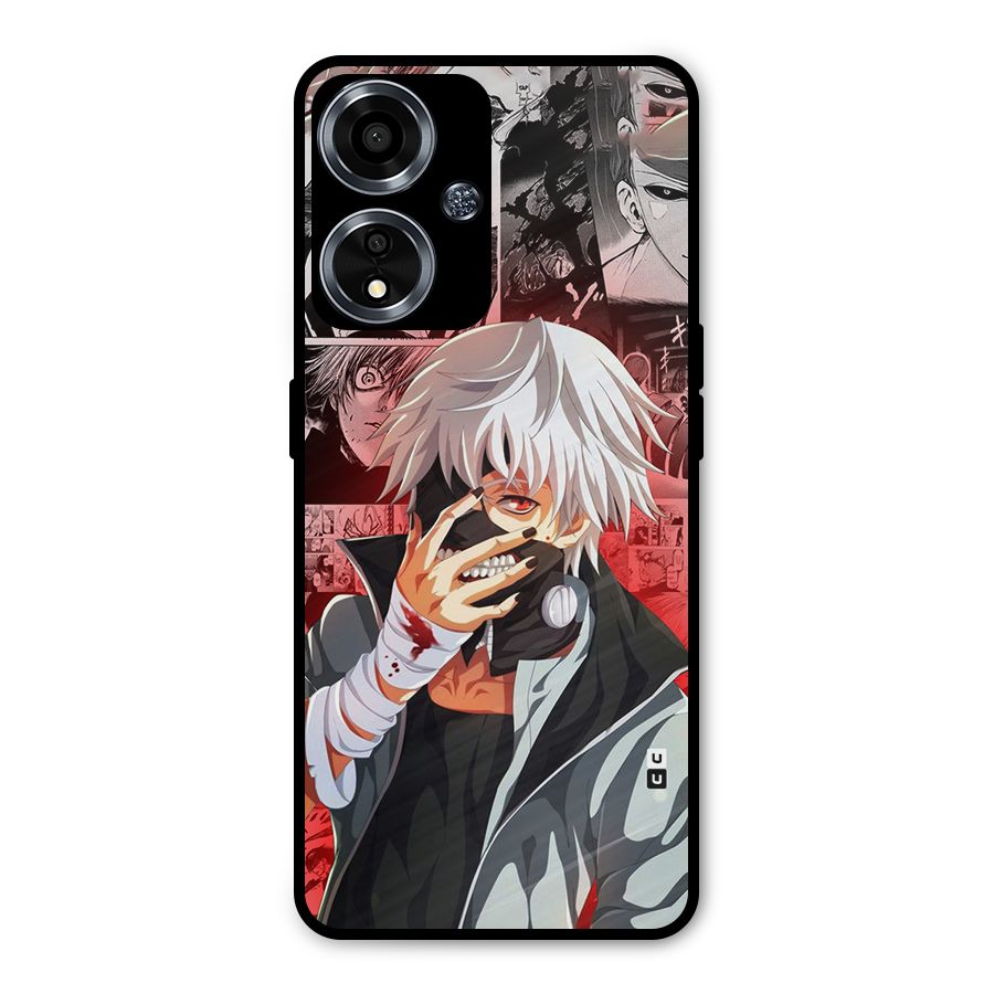 Kaneki Ken Manga Style Metal Back Case for Oppo A59