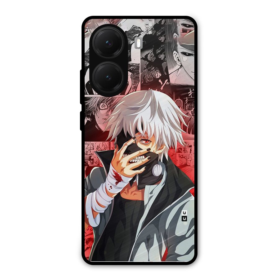Kaneki Ken Manga Style Metal Back Case for Poco X7 Pro