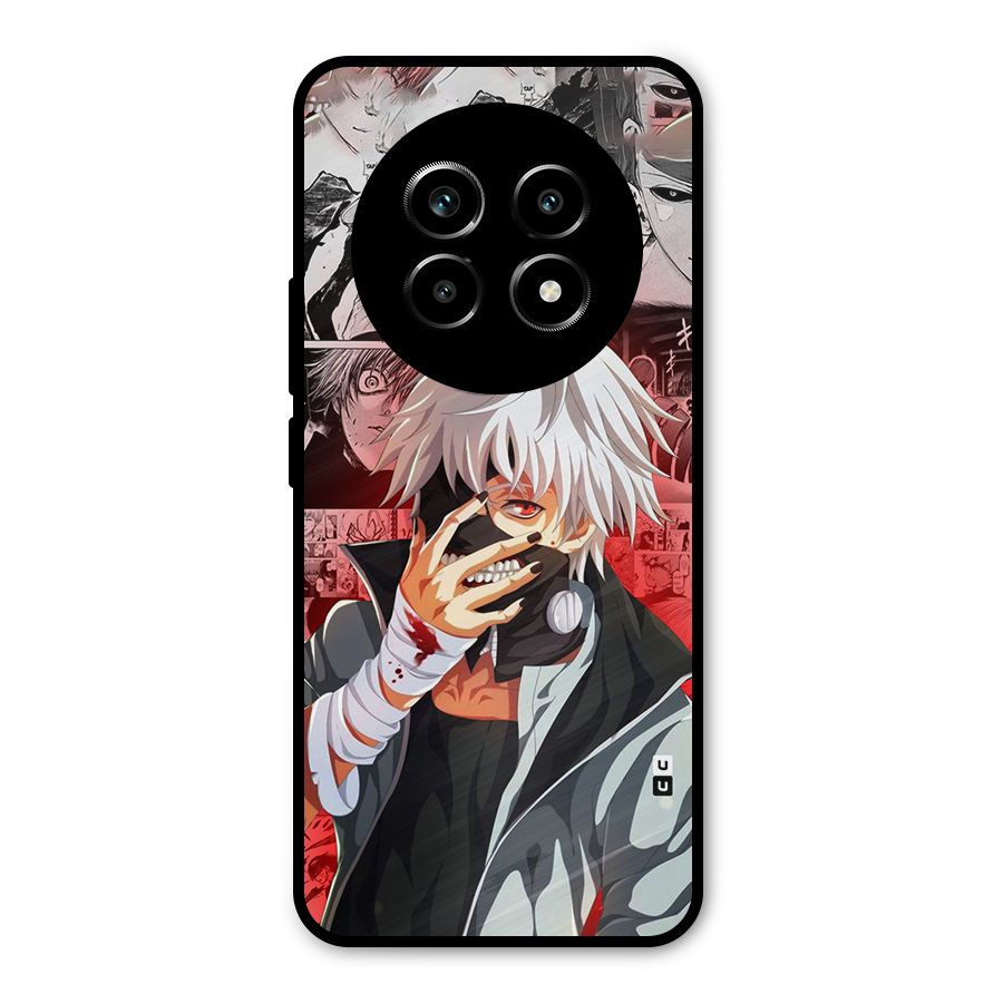 Kaneki Ken Manga Style Metal Back Case for Realme 14 Pro Lite