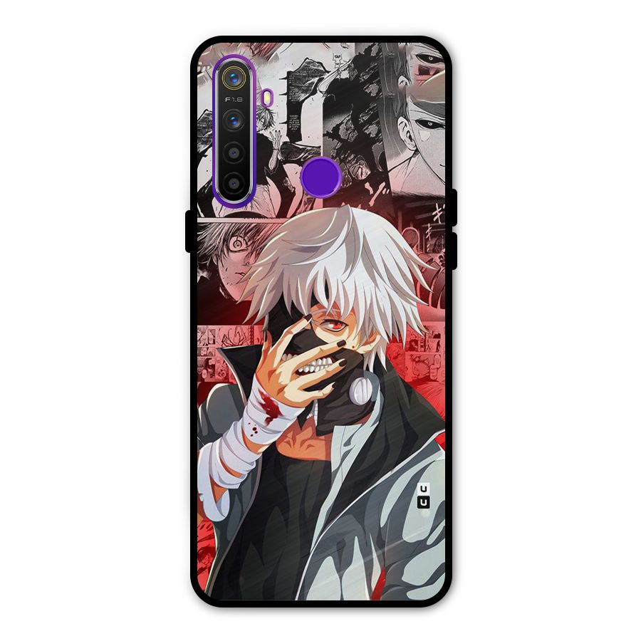 Kaneki Ken Manga Style Metal Back Case for Realme 5
