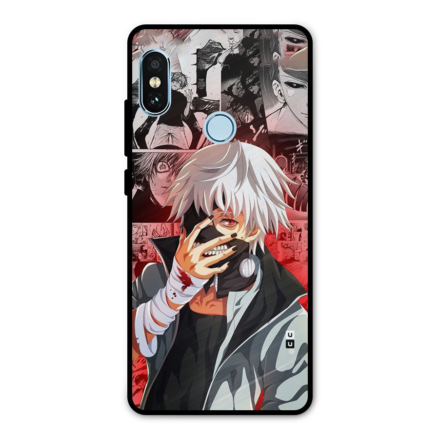 Kaneki Ken Manga Style Metal Back Case for Redmi Note 5 Pro