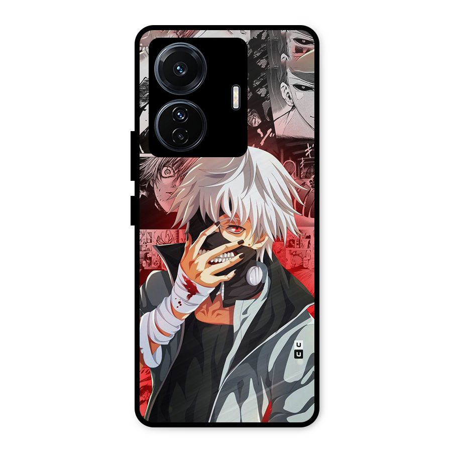 Kaneki Ken Manga Style Metal Back Case for Vivo T1 Pro