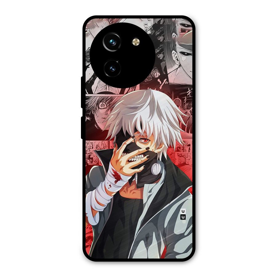 Kaneki Ken Manga Style Metal Back Case for Vivo T3x