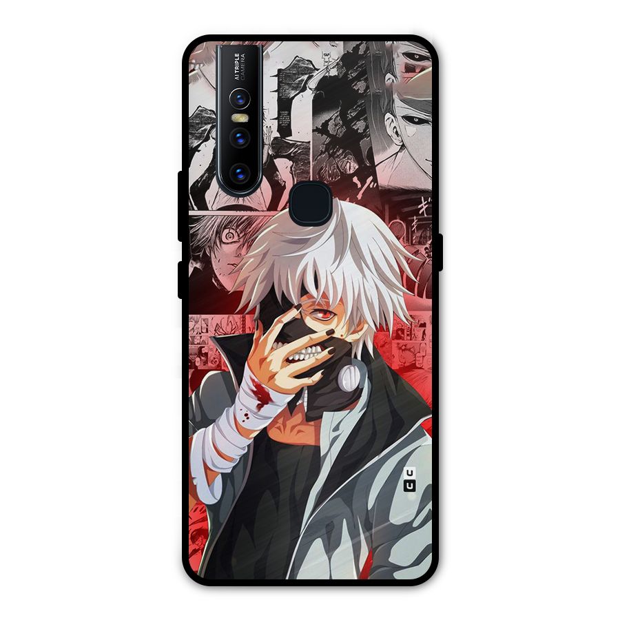 Kaneki Ken Manga Style Metal Back Case for Vivo V15