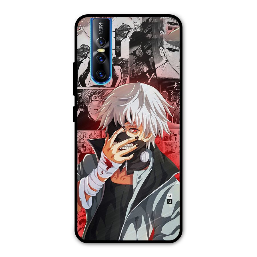 Kaneki Ken Manga Style Metal Back Case for Vivo V15 Pro