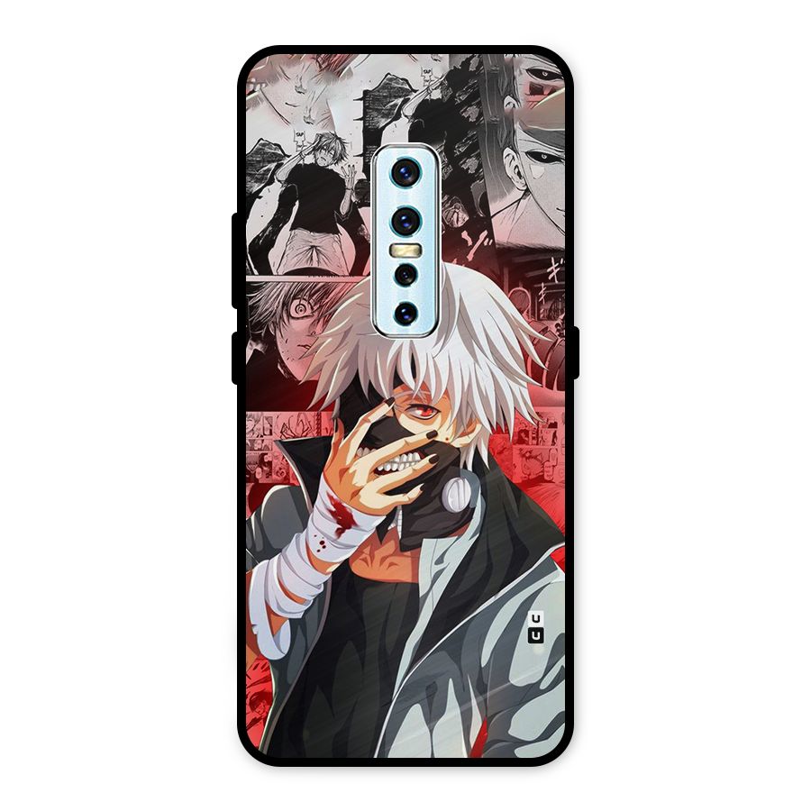 Kaneki Ken Manga Style Metal Back Case for Vivo V17 Pro
