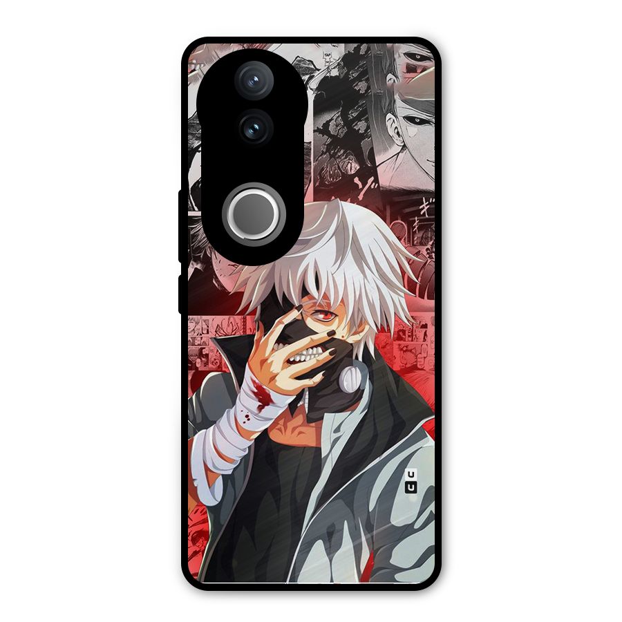 Kaneki Ken Manga Style Metal Back Case for Vivo V50e