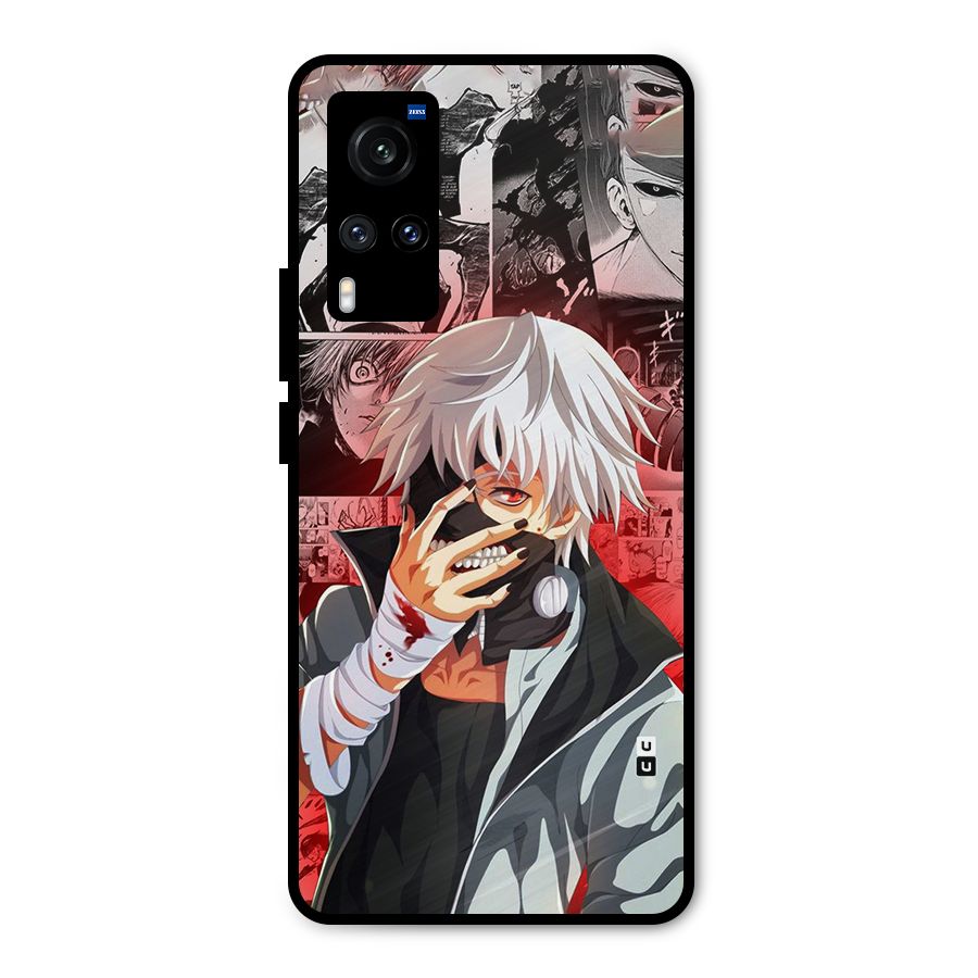 Kaneki Ken Manga Style Metal Back Case for Vivo X60