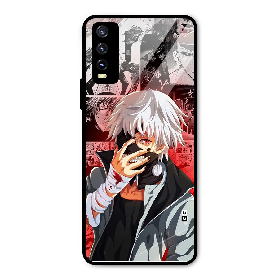 Kaneki Ken Manga Style Metal Back Case for Vivo Y20