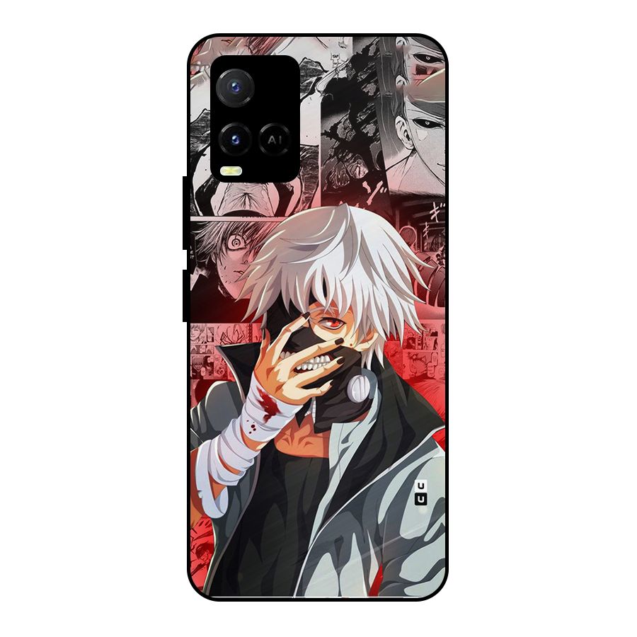 Kaneki Ken Manga Style Metal Back Case for Vivo Y21A