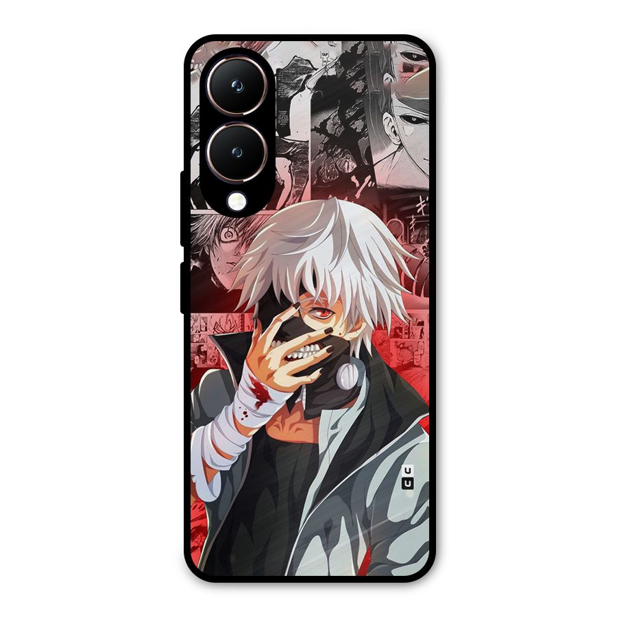 Kaneki Ken Manga Style Metal Back Case for Vivo Y28