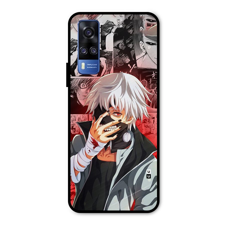 Kaneki Ken Manga Style Metal Back Case for Vivo Y31