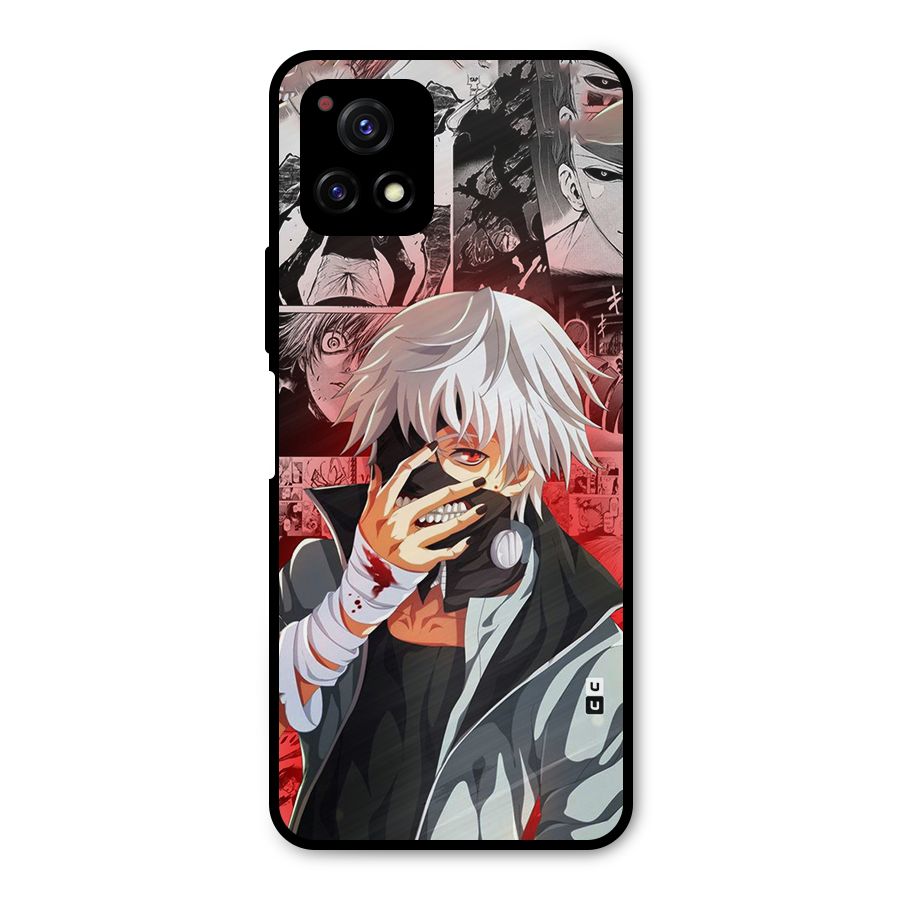 Kaneki Ken Manga Style Metal Back Case for Vivo Y72 5G