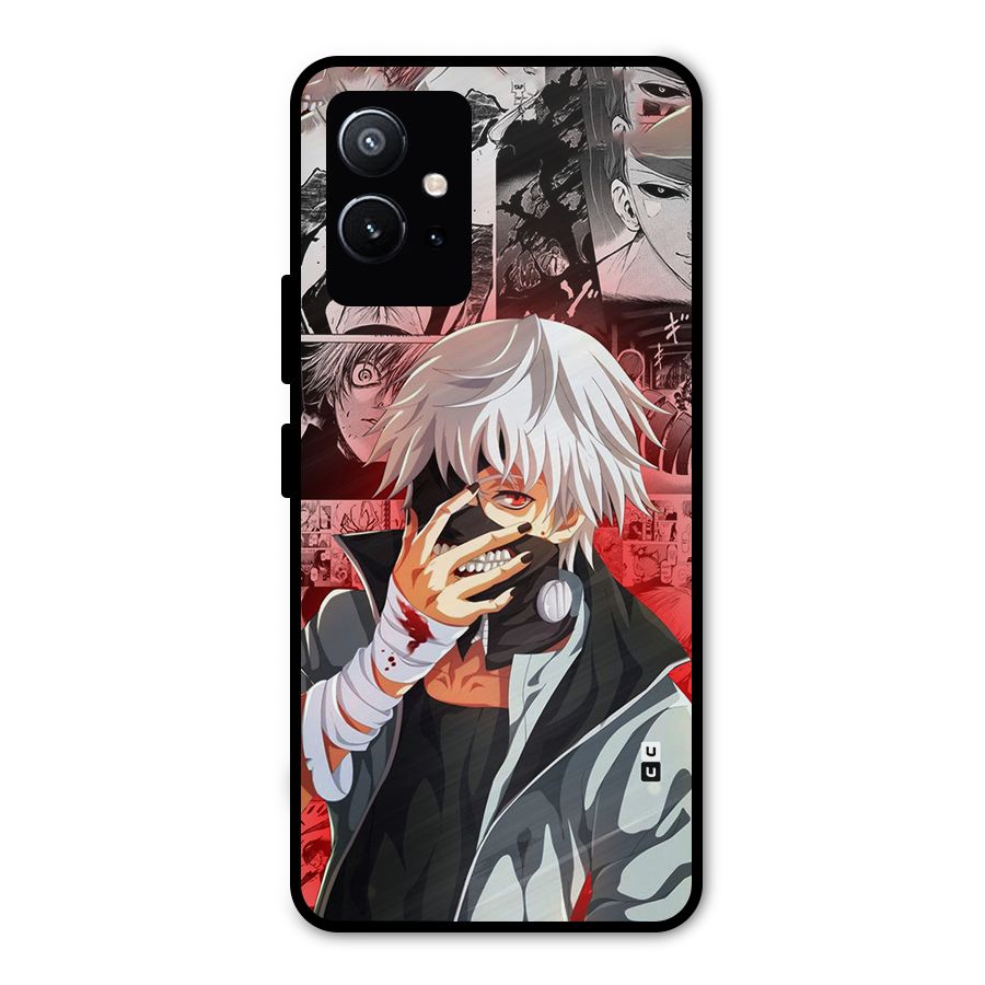 Kaneki Ken Manga Style Metal Back Case for Vivo Y75 5G