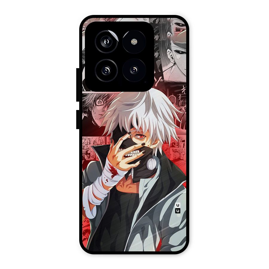 Kaneki Ken Manga Style Metal Back Case for Xiaomi 14