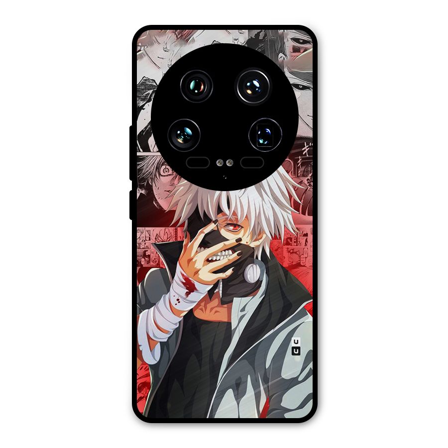 Kaneki Ken Manga Style Metal Back Case for Xiaomi 14 Ultra