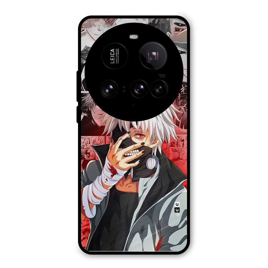 Kaneki Ken Manga Style Metal Back Case for Xiaomi 15 Ultra