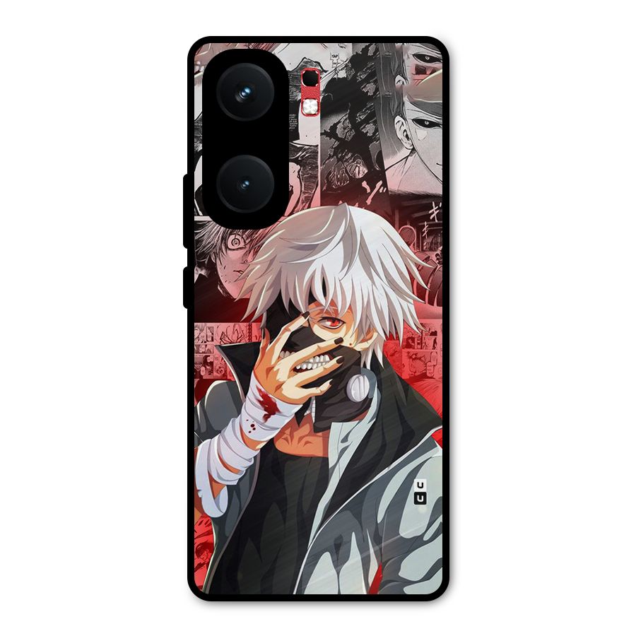 Kaneki Ken Manga Style Metal Back Case for iQOO Neo 9 Pro
