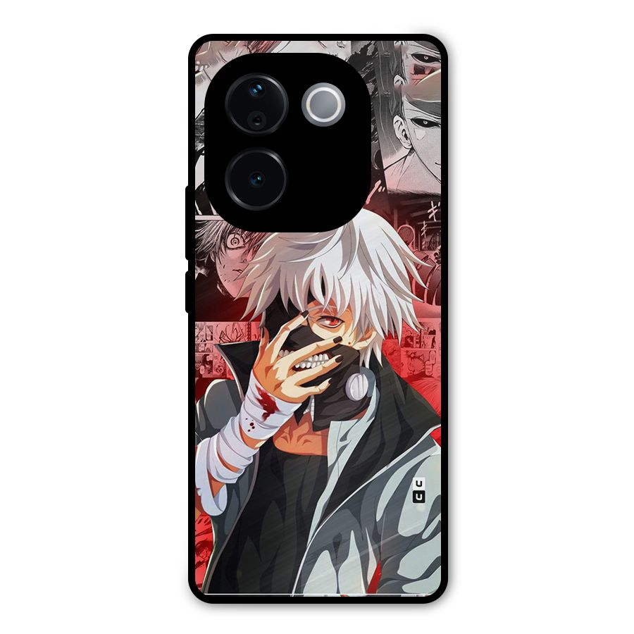 Kaneki Ken Manga Style Metal Back Case for iQOO Z9s Pro