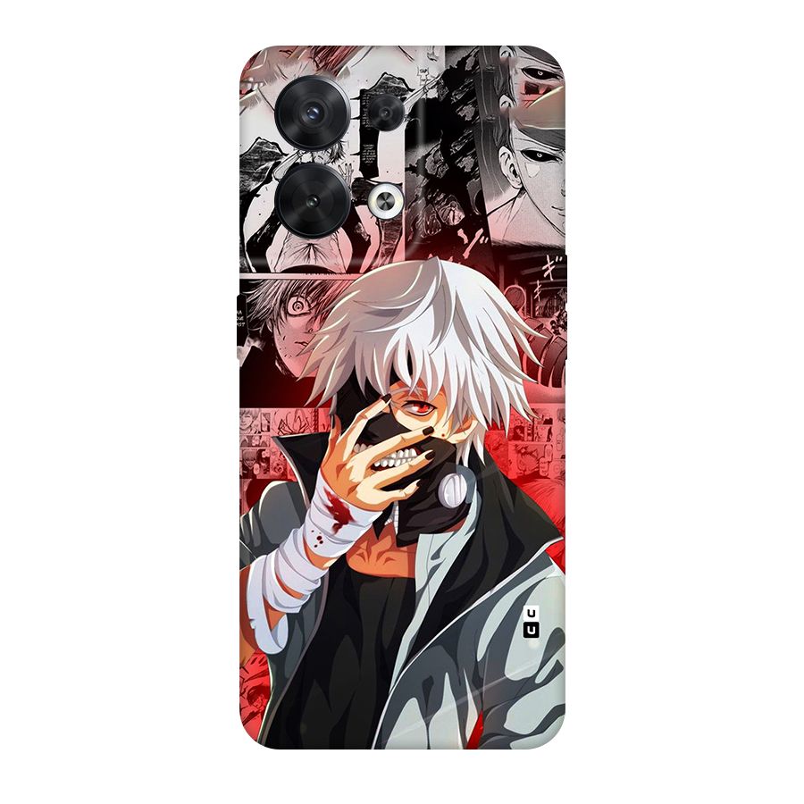 Kaneki Ken Manga Style Original Polycarbonate Back Case for Oppo Reno8 5G