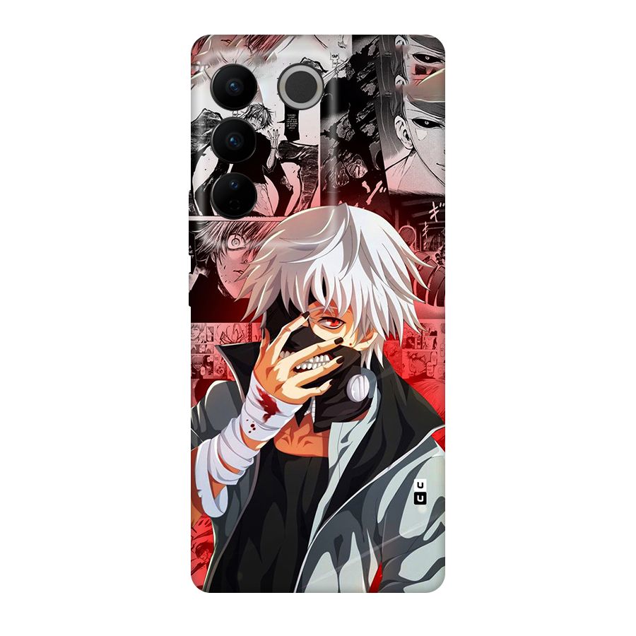 Kaneki Ken Manga Style Original Polycarbonate Back Case for Vivo V27