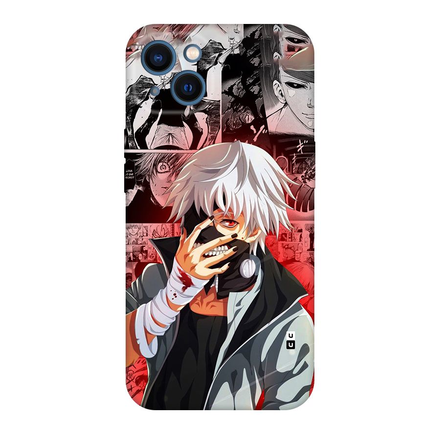 Kaneki Ken Manga Style Original Polycarbonate Back Case for iPhone 13