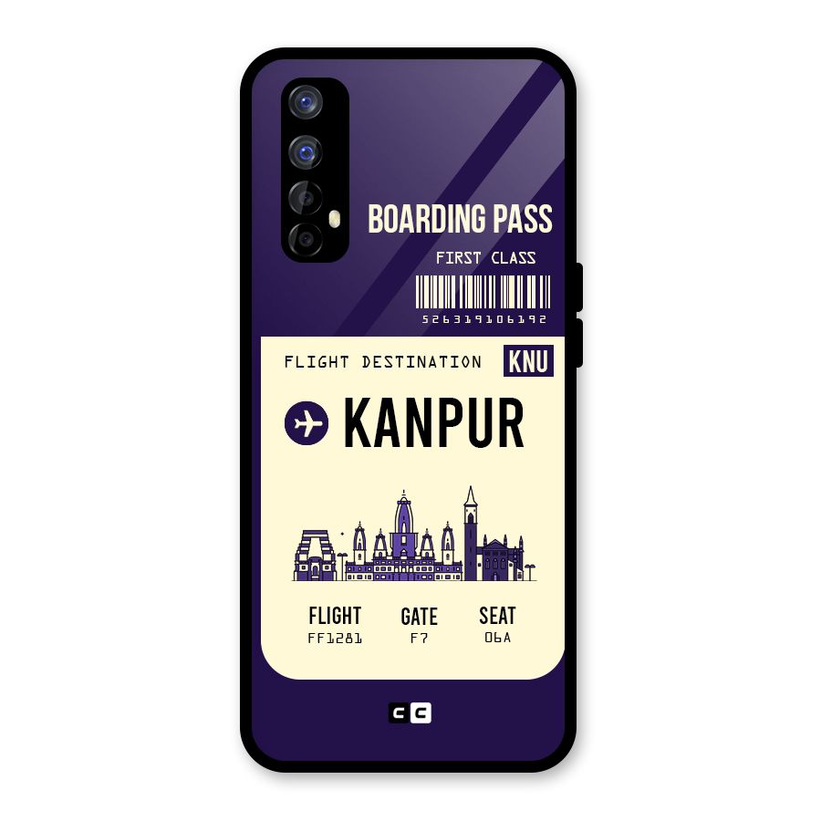 Kanpur Boarding Pass Glass Back Case for Realme Narzo 20 Pro