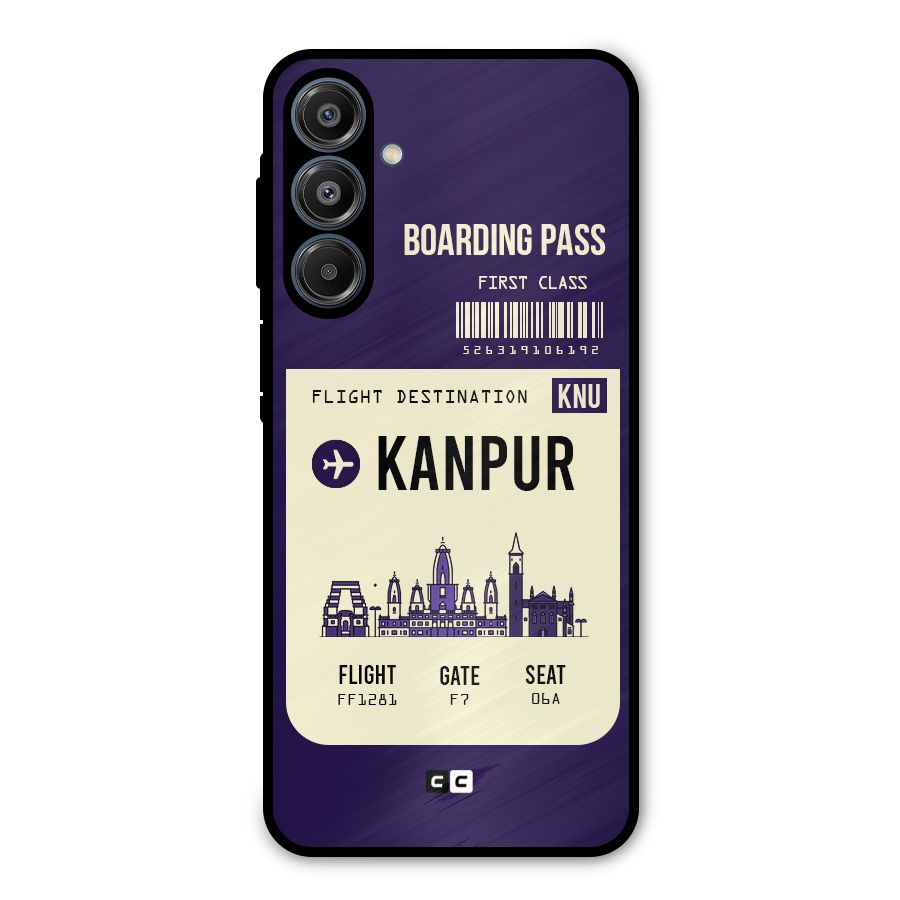 Kanpur Boarding Pass Metal Back Case for Galaxy A16 5G