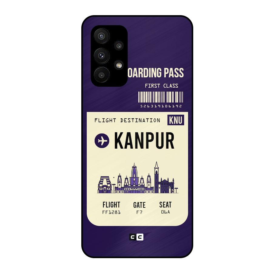 Kanpur Boarding Pass Metal Back Case for Galaxy A23