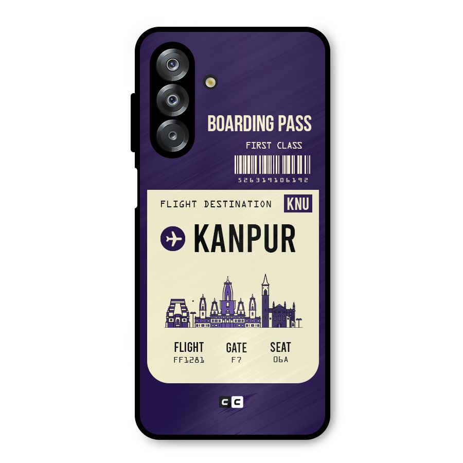 Kanpur Boarding Pass Metal Back Case for Galaxy A26