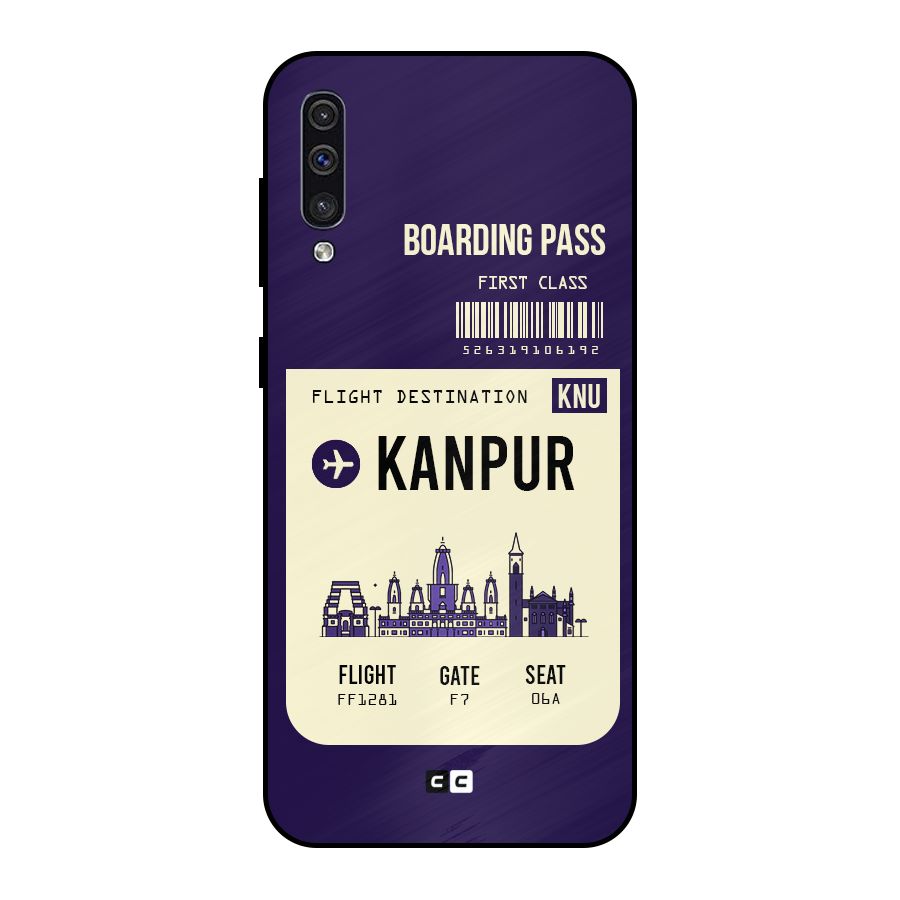 Kanpur Boarding Pass Metal Back Case for Galaxy A50s