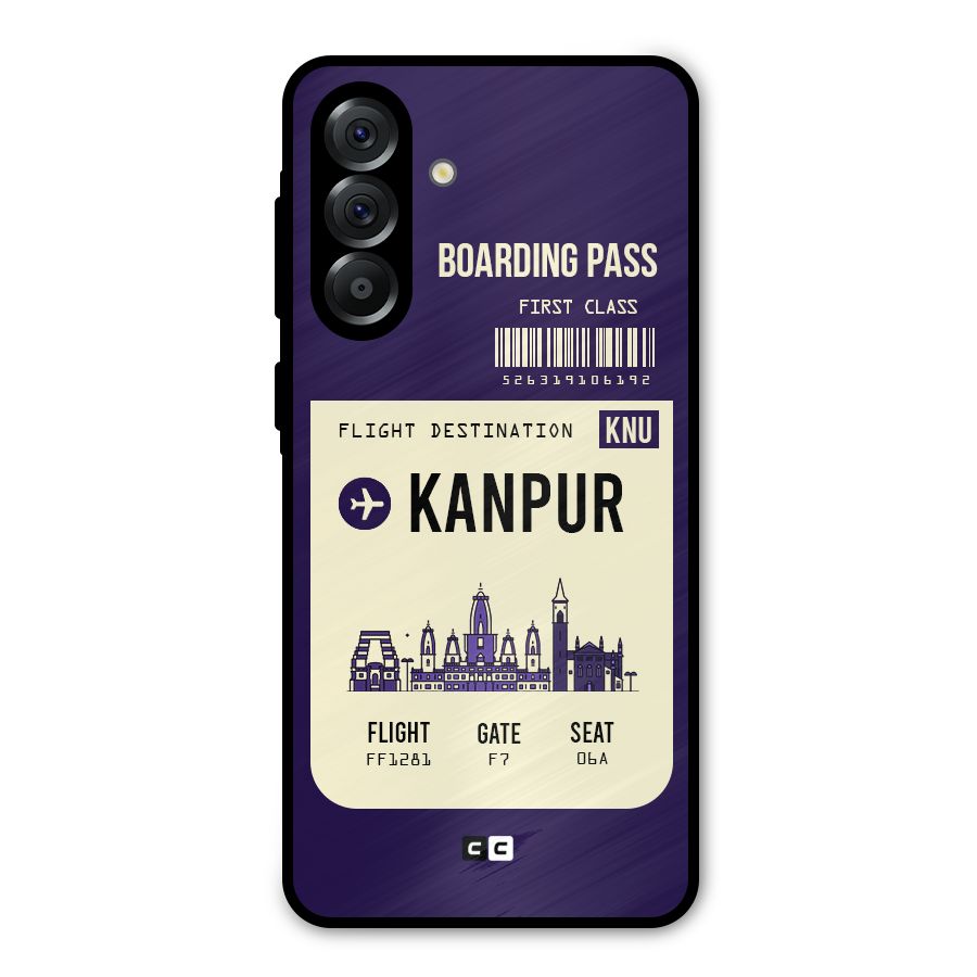 Kanpur Boarding Pass Metal Back Case for Galaxy A56