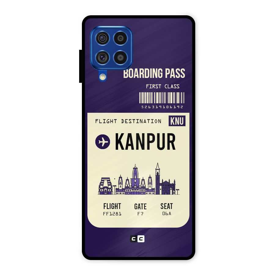 Kanpur Boarding Pass Metal Back Case for Galaxy F62