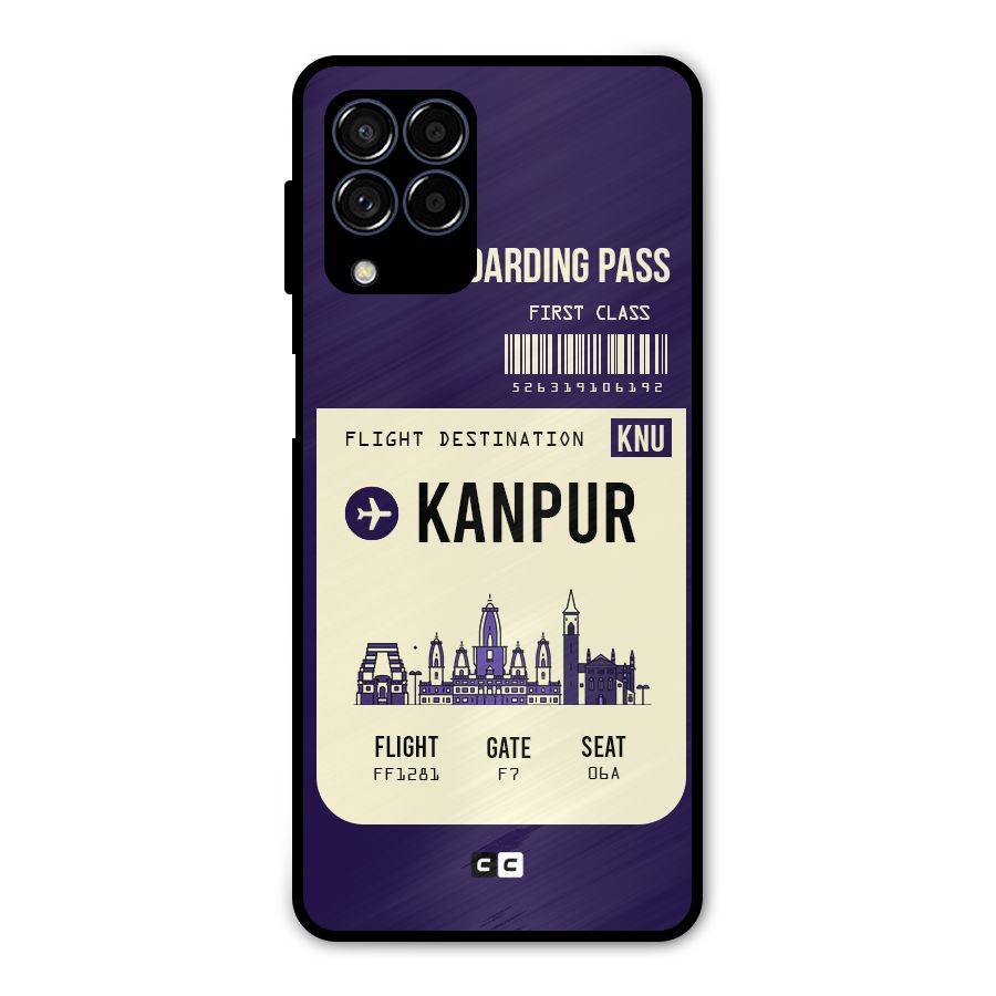 Kanpur Boarding Pass Metal Back Case for Galaxy M53 5G