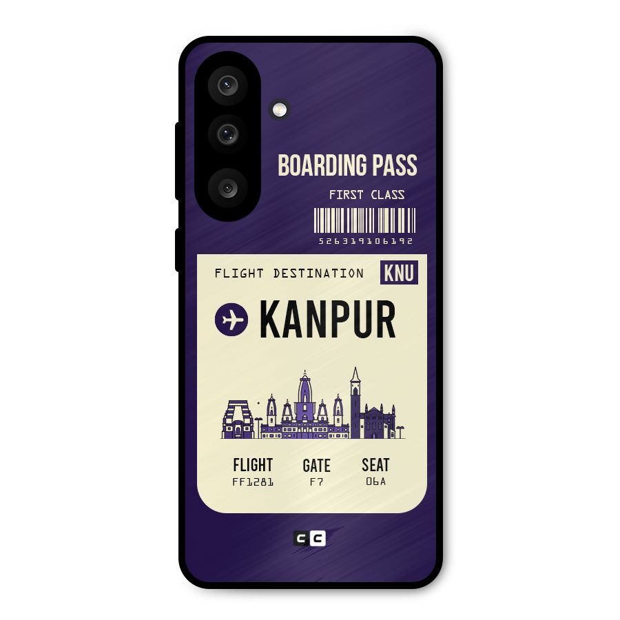 Kanpur Boarding Pass Metal Back Case for Galaxy M56