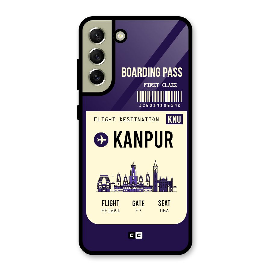 Kanpur Boarding Pass Metal Back Case for Galaxy S21 FE 5G (2023)