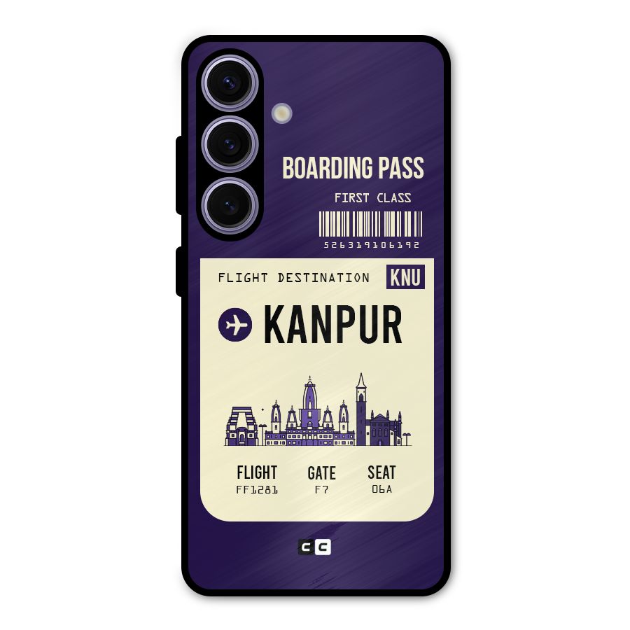 Kanpur Boarding Pass Metal Back Case for Galaxy S24
